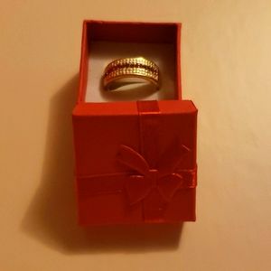 Gold plated ring